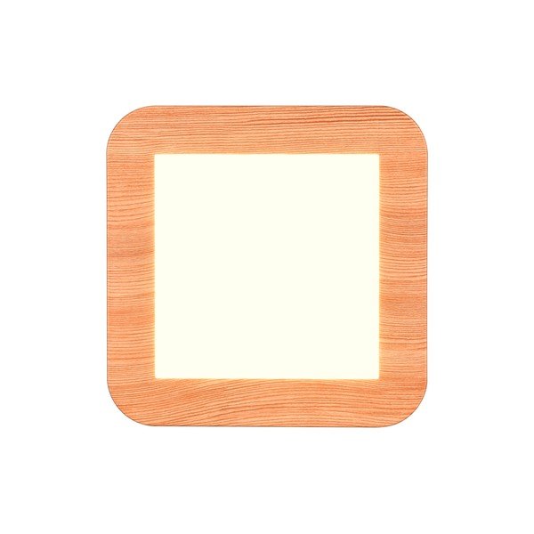 Plafonieră în culoare naturală LED 17x17 cm Camillus – Reality-image-3