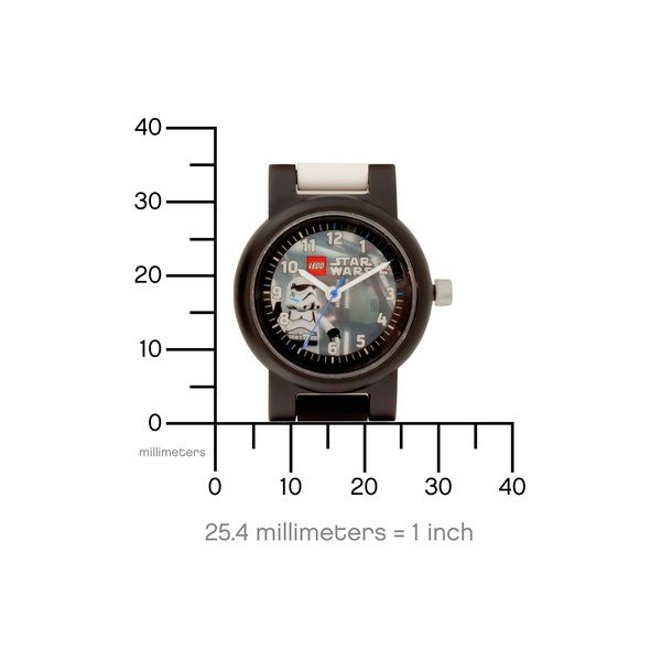 Ceas de mână LEGO® Star Wars Stormtrooper, alb - negru-image-2