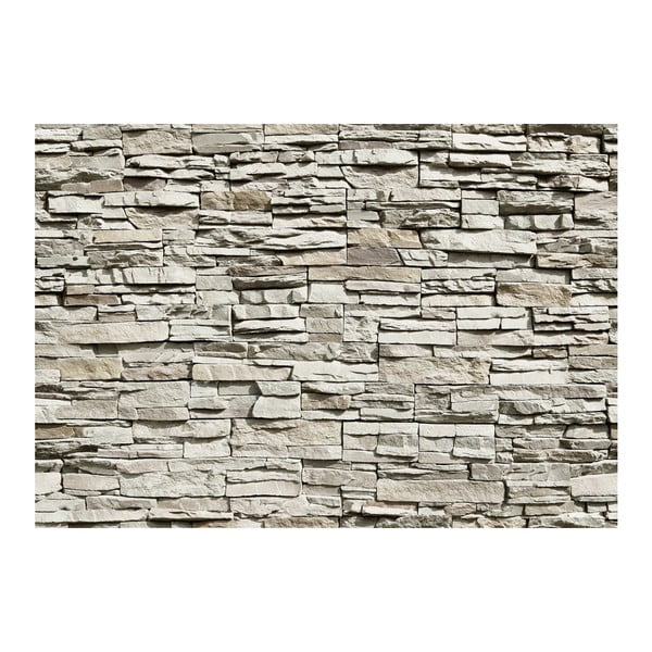Tapet în format mare Zid din piatră, 366x254 cm