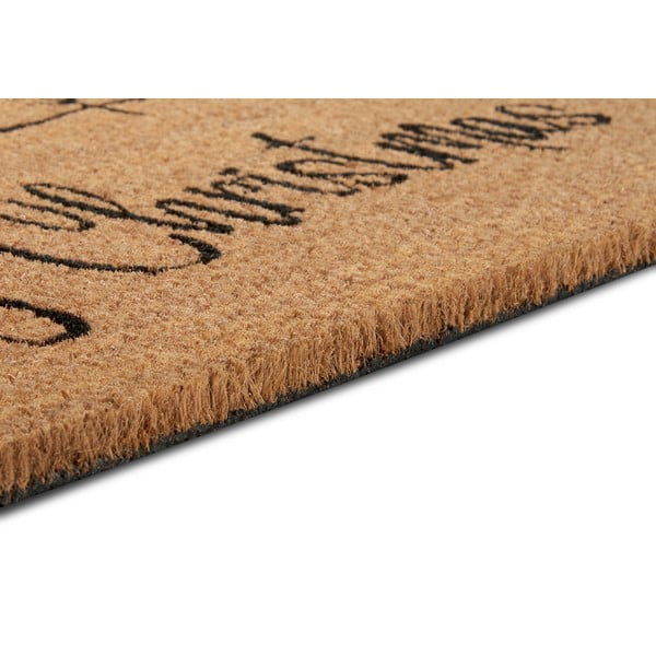 Covoraș de intrare din fibre de nucă de cocos 45x75 cm  cu model de Crăciun – Hanse Home-image-4