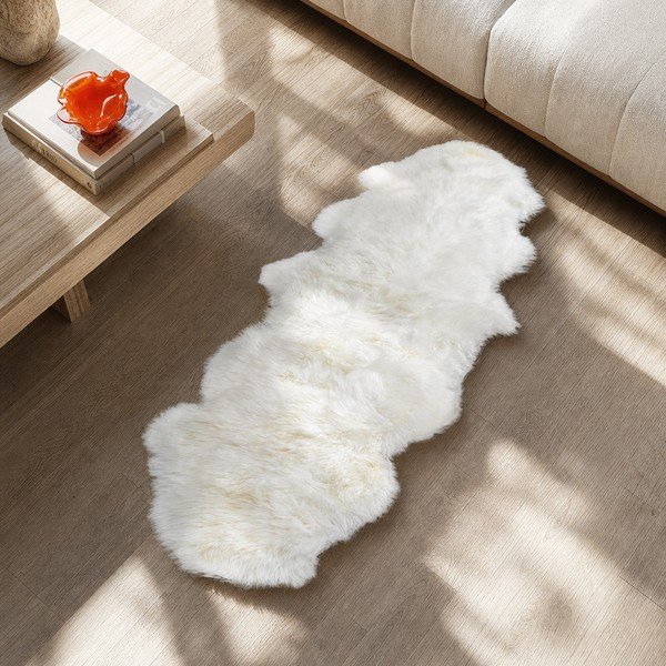 Blană de oaie Native Natural Double, 60 x 240 cm, alb-image-2
