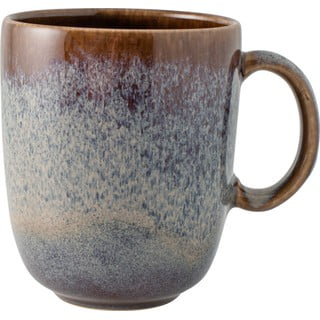 Cană din gresie ceramică Villeroy & Boch Like Lave, 400 ml, gri - maro