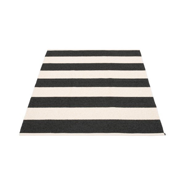Covor pentru exterior și interior alb-negru 140x180 cm Bob Black Vanilla – Pappelina