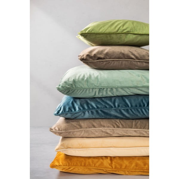 Pernă Tiseco Home Studio Velvet, 45 x 45 cm, bej deschis-image-1