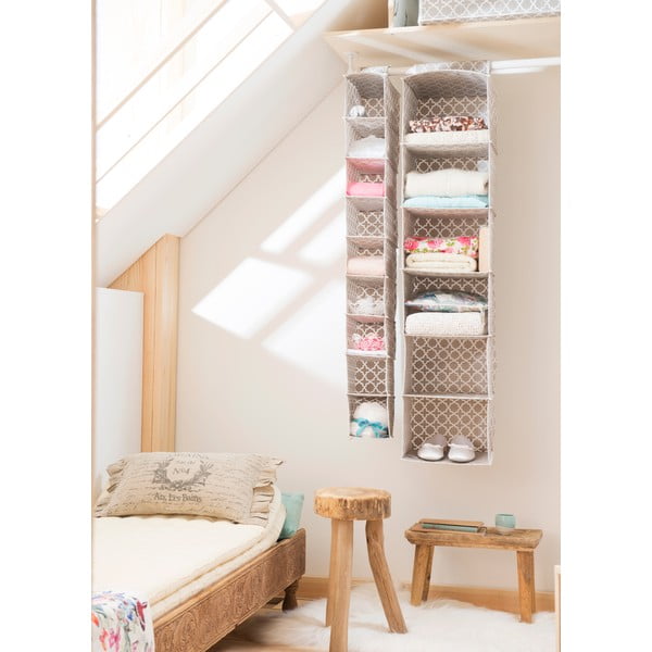 Organizator pentru dulap Compactor, lățime 30 cm, bej-image-4