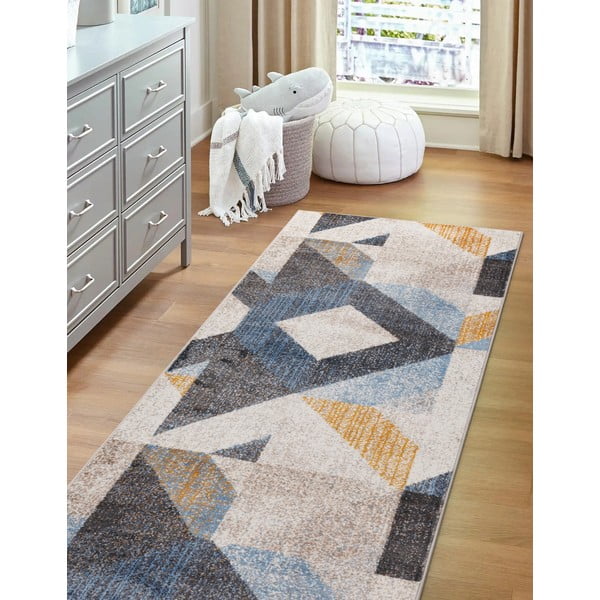 Covor tip traversă gri deschis 80x250 cm Soft Halleby – FD-image-1