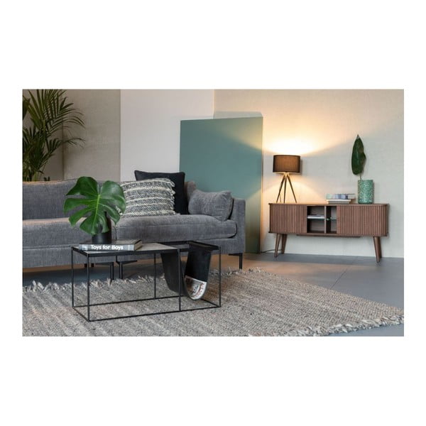 Veioză Zuiver Tripod Wood, negru-image-1