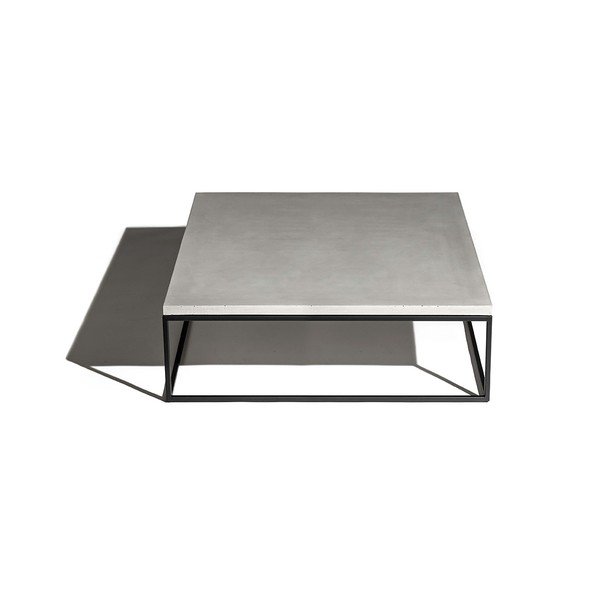 Măsuță auxiliară din beton Lyon Béton Perspective, 100 x 100 cm-image-2