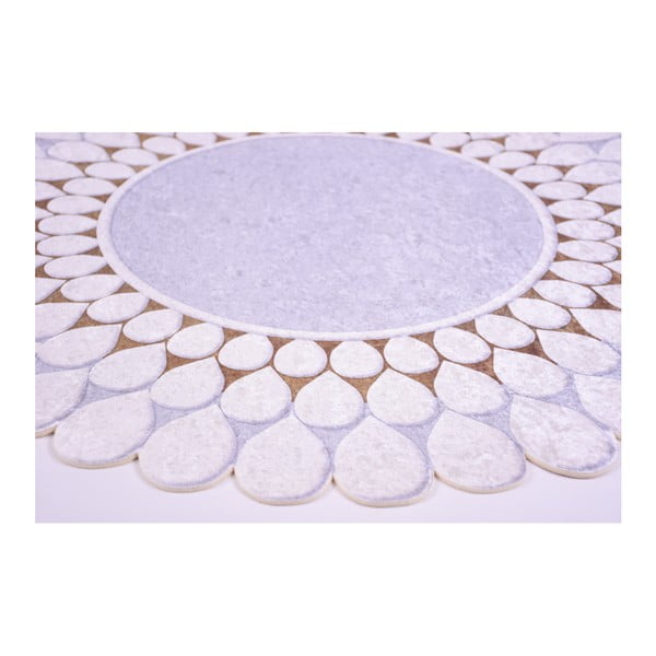 Covor Vitaus Zinno, ⌀ 80 cm, gri-image-2