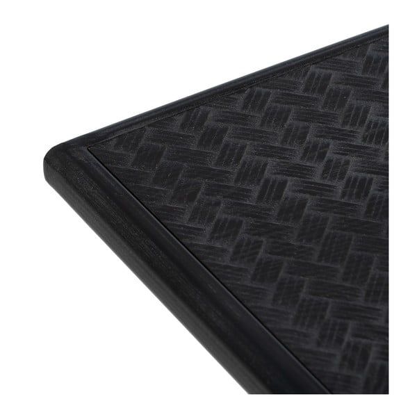 Masă consolă neagră din metal 38x120 cm Oslo – Ixia-image-3