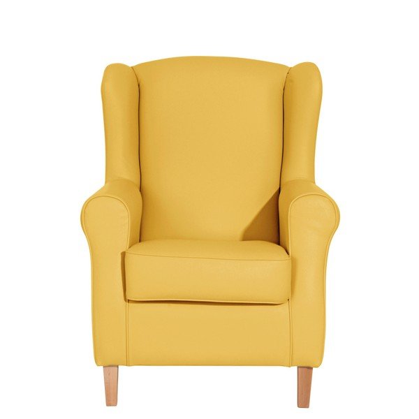 Fotoliu Max Winzer Lorris Leather Corn, galben-image-2