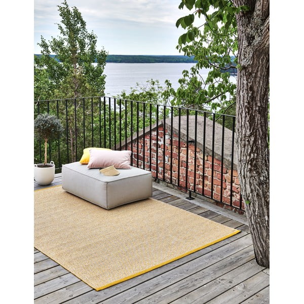 Covor pentru exterior și interior galben muștar 60x85 cm Effi Mustard – Pappelina-image-1