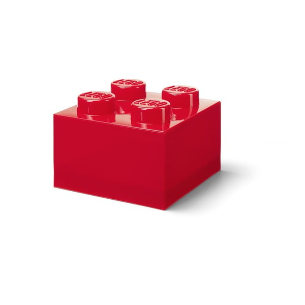 Cutie de depozitare pentru copii  roșie din plastic 25x25x18 cm – LEGO®-image-3