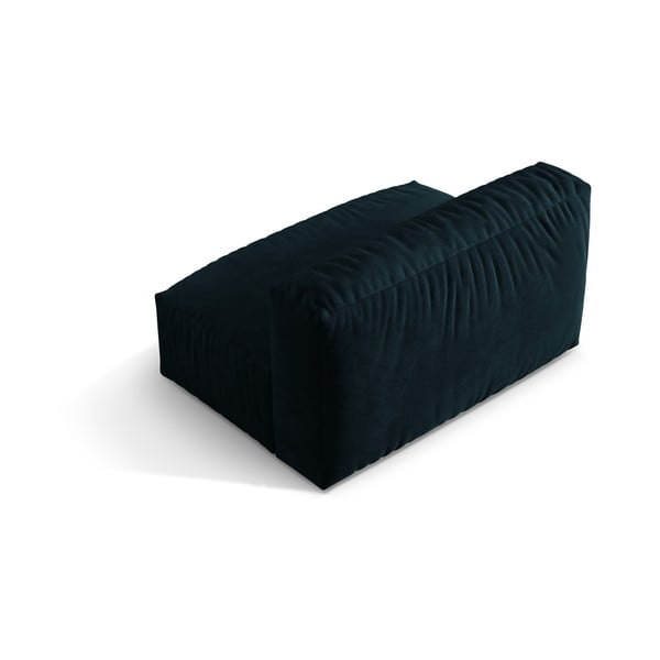 Modul pentru canapea modulară albastru închis cu tapițerie din catifea (de mijloc) Martina – Micadoni -image-2