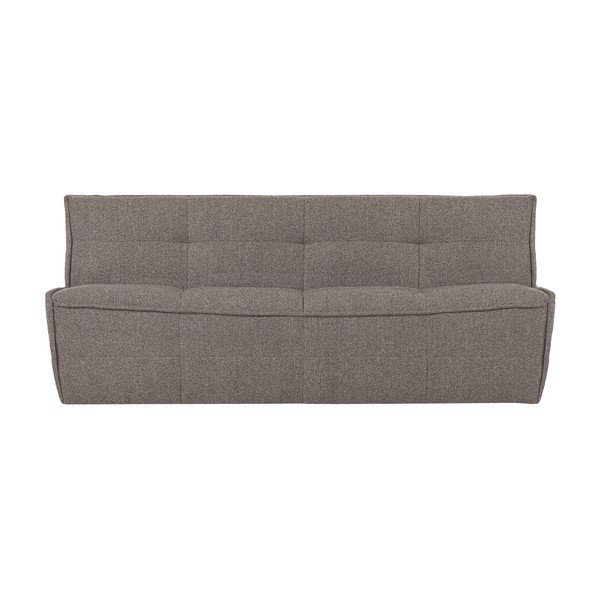 Canapea maro cu tapițerie din țesătură bouclé 204 cm Cluster – vtwonen