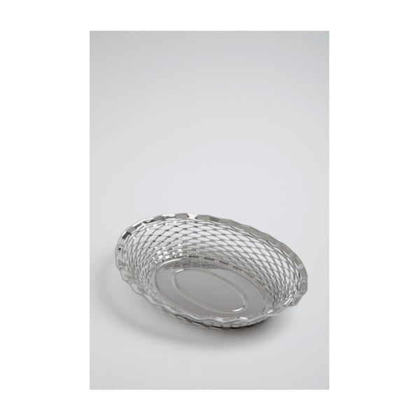 Coș din oțel inoxidabil pentru pâine oval Steel Function, 30 x 24 cm