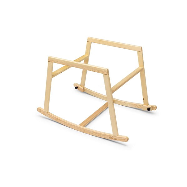 Pătuț leagăn  roz/natural Hier – Kalune Design-image-3