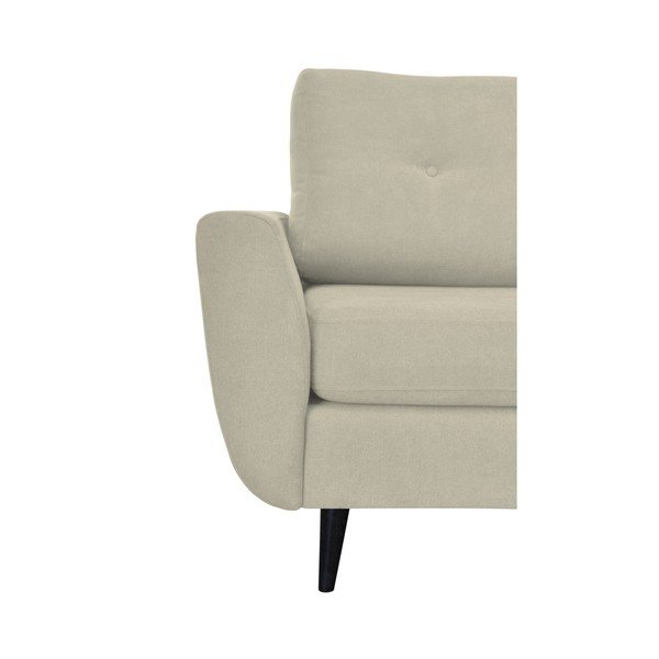 Fotoliu Mazzini Sofas Cedar, crem, picioare culoare închisă-image-4