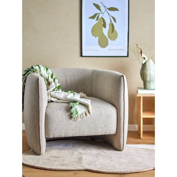 Covor maro din lână 110x140 cm Denton – Bloomingville-image-1