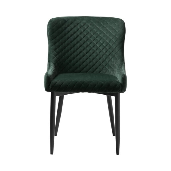 Scaun de sufragerie verde tapițat Ottowa – Unique Furniture-image-2