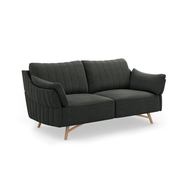 Canapea Interieurs 86 Elysée, 174 cm, gri închis-image-2