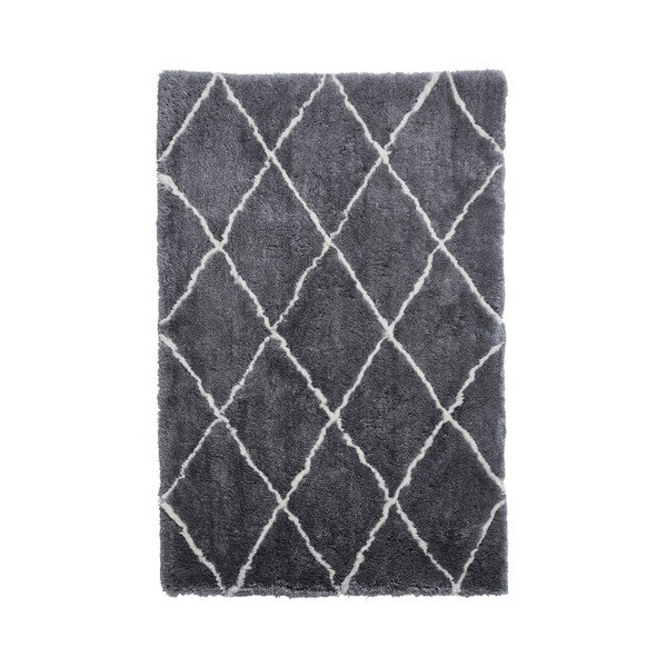 Covor Think Rugs Morocco, 150 x 230 cm, gri-crem