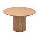 Masă de dining rotundă extensibilă cu aspect de lemn de stejar ø 115 cm Malaga – Bonami Selection