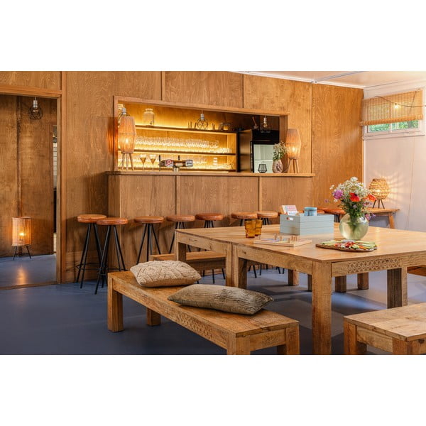 Vază din sticlă Hübsch Sole, înălțime 20 cm, verde-image-4