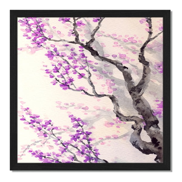 Tablou înrămat Liv Corday Asian Cherry Tree, 40 x 40 cm
