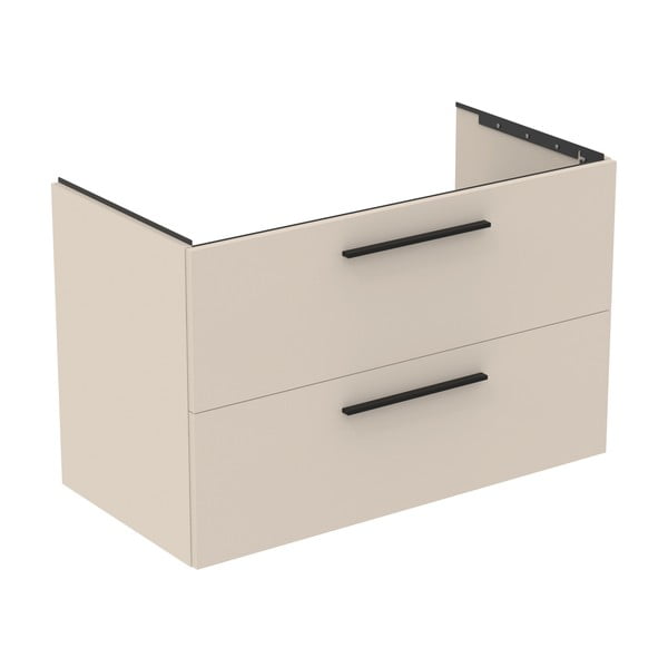 Dulap sub chiuvetă crem suspendat 100x63 cm i.Life B – Ideal Standard-image-3