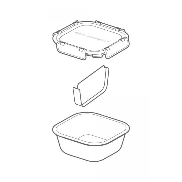 Cutie pentru gustări Black Blum Lunch Box, 930 ml-image-3