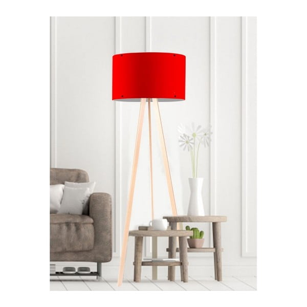 Lampadar Simple, roșu
