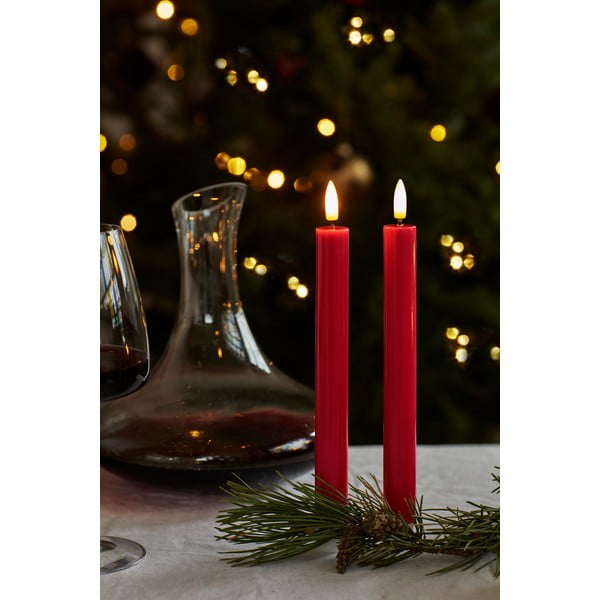 Lumânări LED 2 buc. cu baterii (înălțime 22 cm) Sille – Sirius-image-1