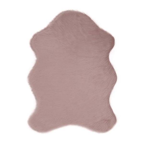 Covor din blană artificială Pelus Powder, 150 x 200 cm, roz