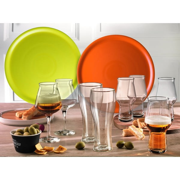 Farfurie din porțelan pentru pizza Brandani Pizza, ⌀ 31 cm, galben-image-1