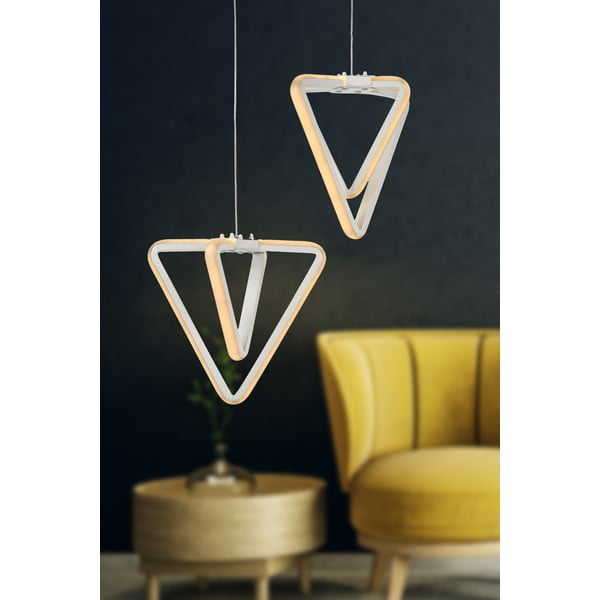 Lustră albă LED din metal ø 20 cm Baris – Squid Lighting-image-1