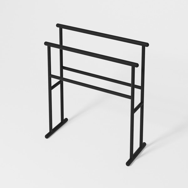 Suport pentru prosoape din stejar Wireworks Yoku, negru-image-1