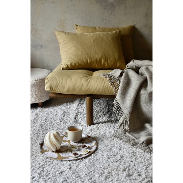 Canapea galbenă 200 cm Pace - Karup Design-image-4