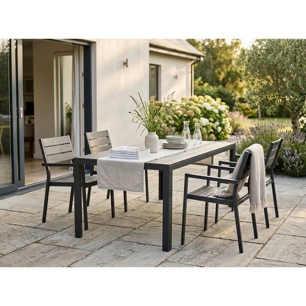 Masă de grădină cu blat artwood 205 x 90 cm Viking - Bonami Selection-image-3