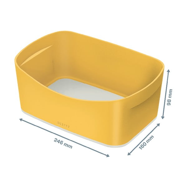 Cutie de depozitare de birou galbenă MyBox - Leitz-image-4