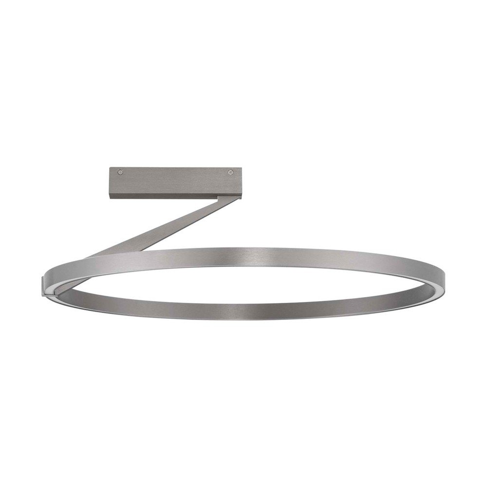 Plafonieră argintie LED cu intensitate reglabilă din aluminiu Tilia – Nova Luce