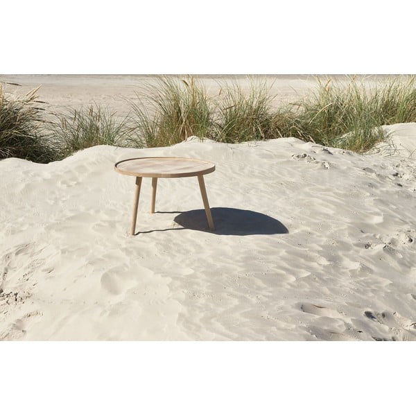 Măsuță de cafea rotundă din lemn de stejar ø 70,5 cm Ebern – Villa Collection-image-3