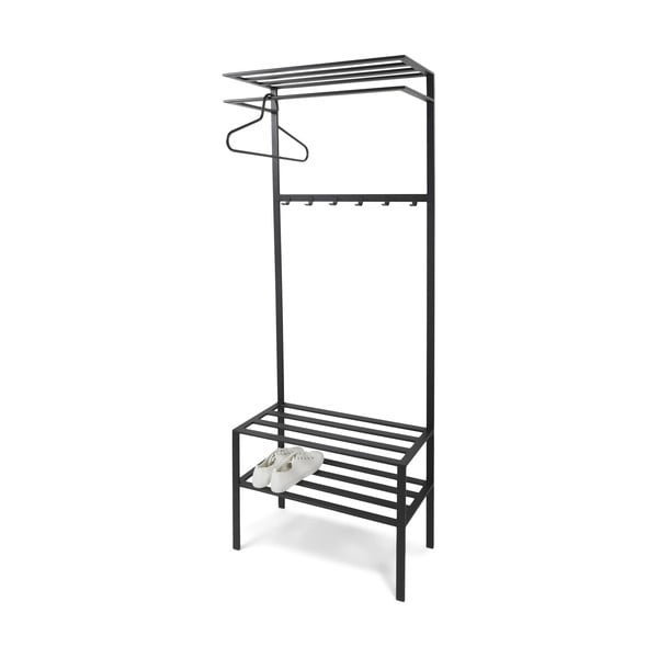 Set pentru hol negru din metal 70x178x29 cm Ivar – Spinder Design-image-2