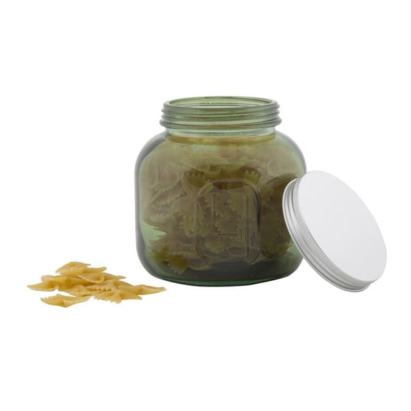 Borcan din sticlă reciclată Mauro Ferretti Coperchio, ⌀ 13 cm, verde-image-1
