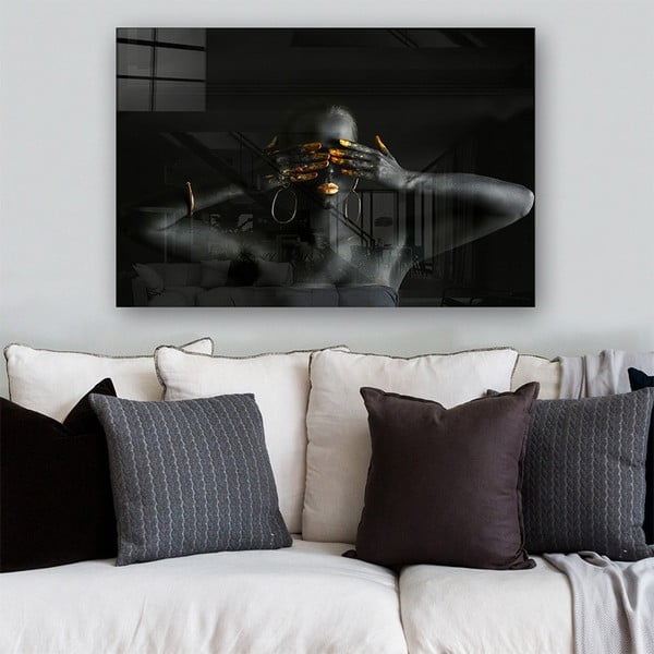 Tablou din sticlă 70x50 cm – Wallity-image-1