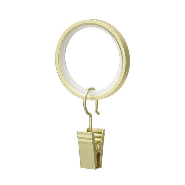 Inele de perdele cu clemă în set de 7 Cappa - Umbra-image-3