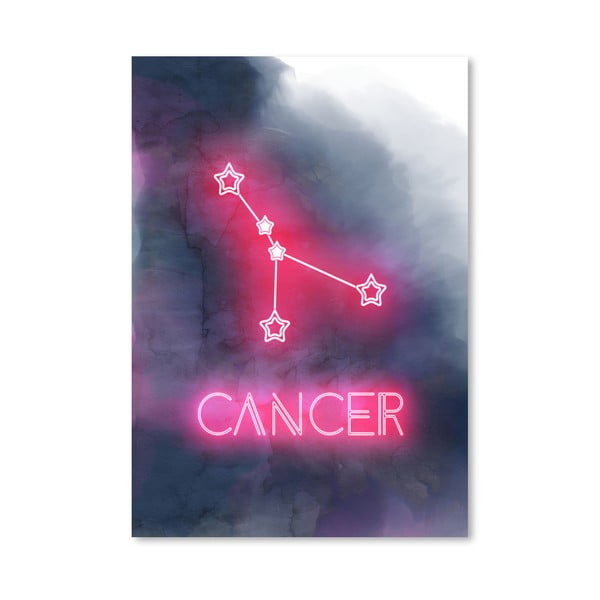 Poster Americanflat Cancer Zodiac, 30 x 42 cm