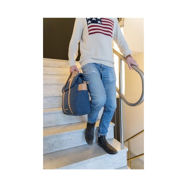 Geantă din pânză pentru laptop 15,6'' XD Collection, 16 l, albastru-image-4