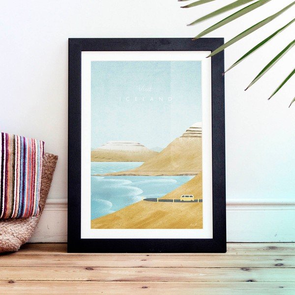 Poster Travelposter Iceland, A2-image-1