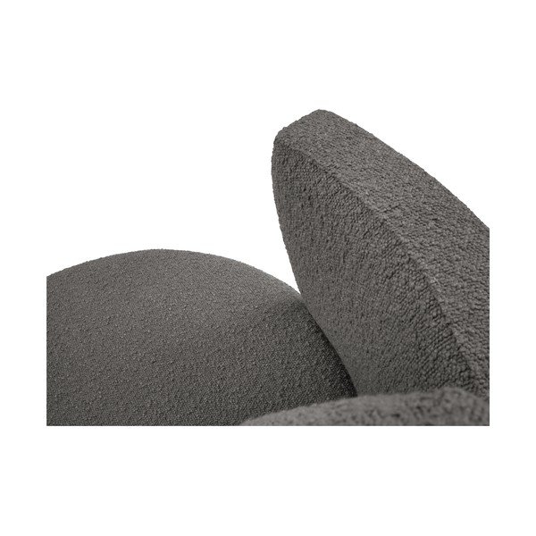 Fotoliu pivotant Interieurs 86 Nael, gri închis-image-1